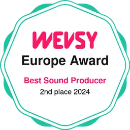 WEVSY Europe Award — Best Sound Producer, 2nd place 2024