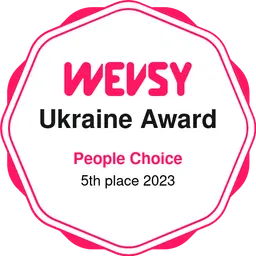 WEVSY Ukraine Award — People's Choice, 5th place 2023